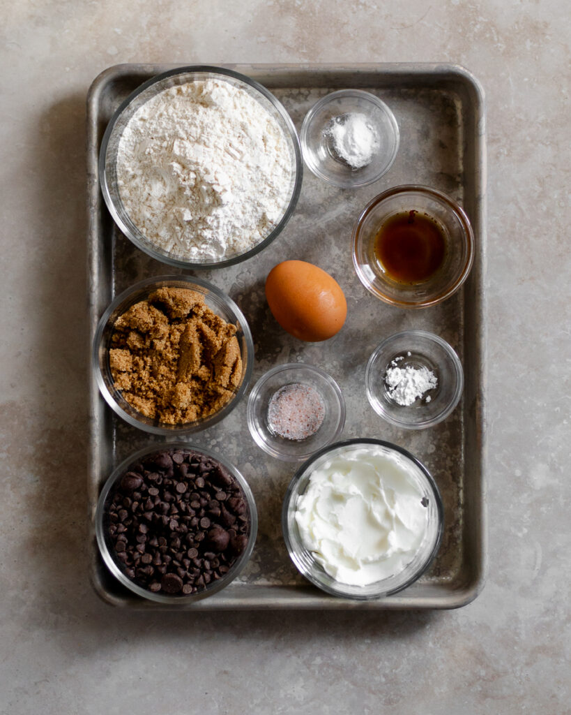 small batch chocolate chip cookies ingredients
