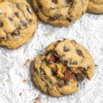 melty small batch chocolate chip cookie