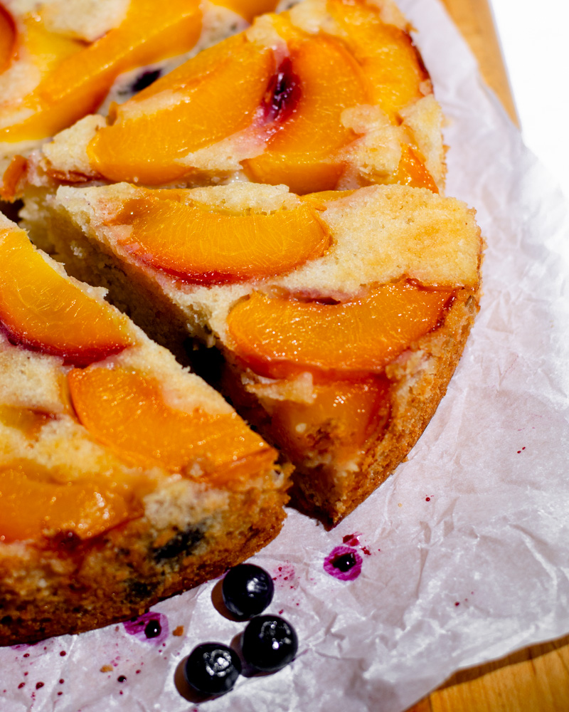 The perfect recipe for when you have a few extra fresh peaches on hand and want to use them before they go bad.